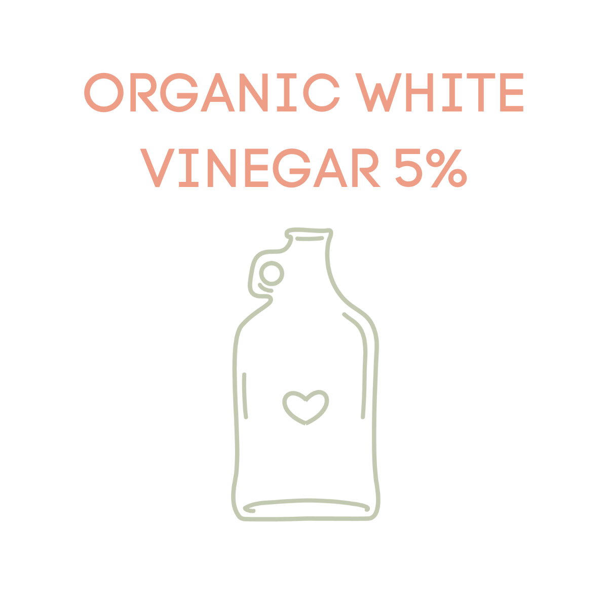 Organic White Vinegar ~ 5% ~ Bulk