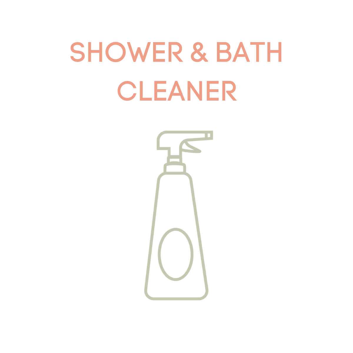 Shower & Bath Cleaner ~ Bulk